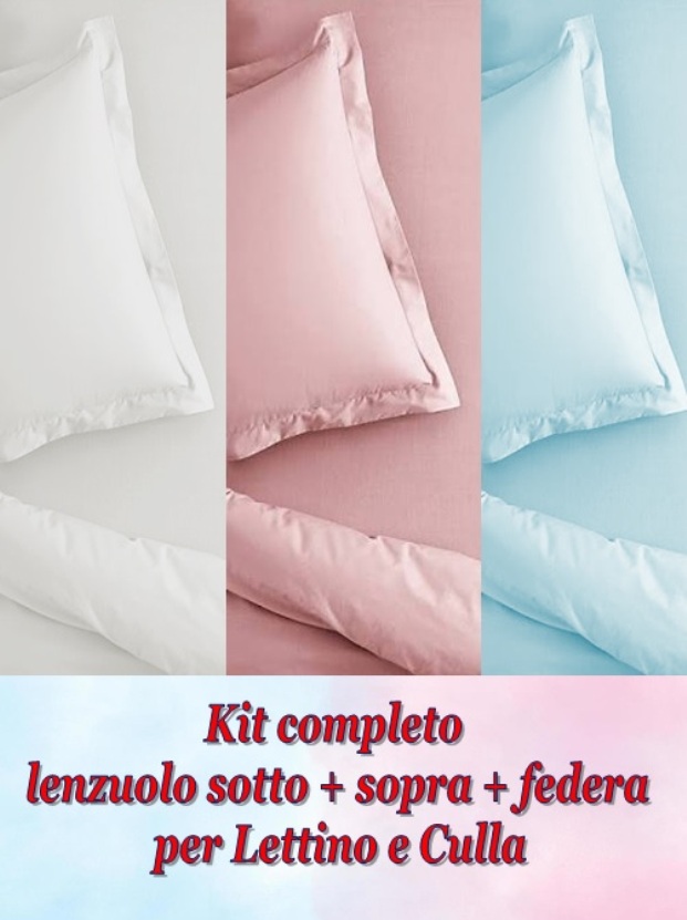 Set lenzuola lettino 60x120 - Tutto per i bambini In vendita a Reggio  Calabria